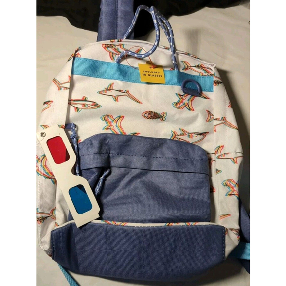 Child's Backpack 3D Ocean Animals 3D Glasses Included - Picture 1 of 7